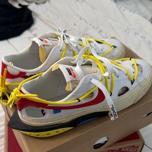 Off White Nike Blazer Low '77 White and Red